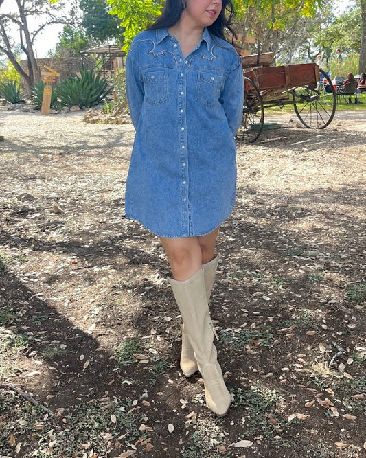 Dakota Denim Western Dress
