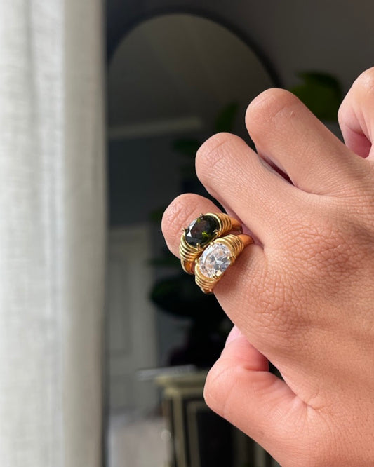 Cocktail Rhinestone Ring