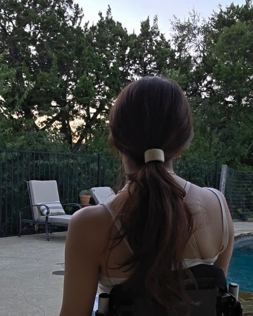 Marbled Stone Ponytail Ties