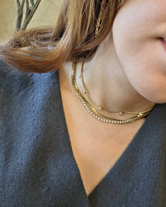 Lyra 3 Layer Necklace