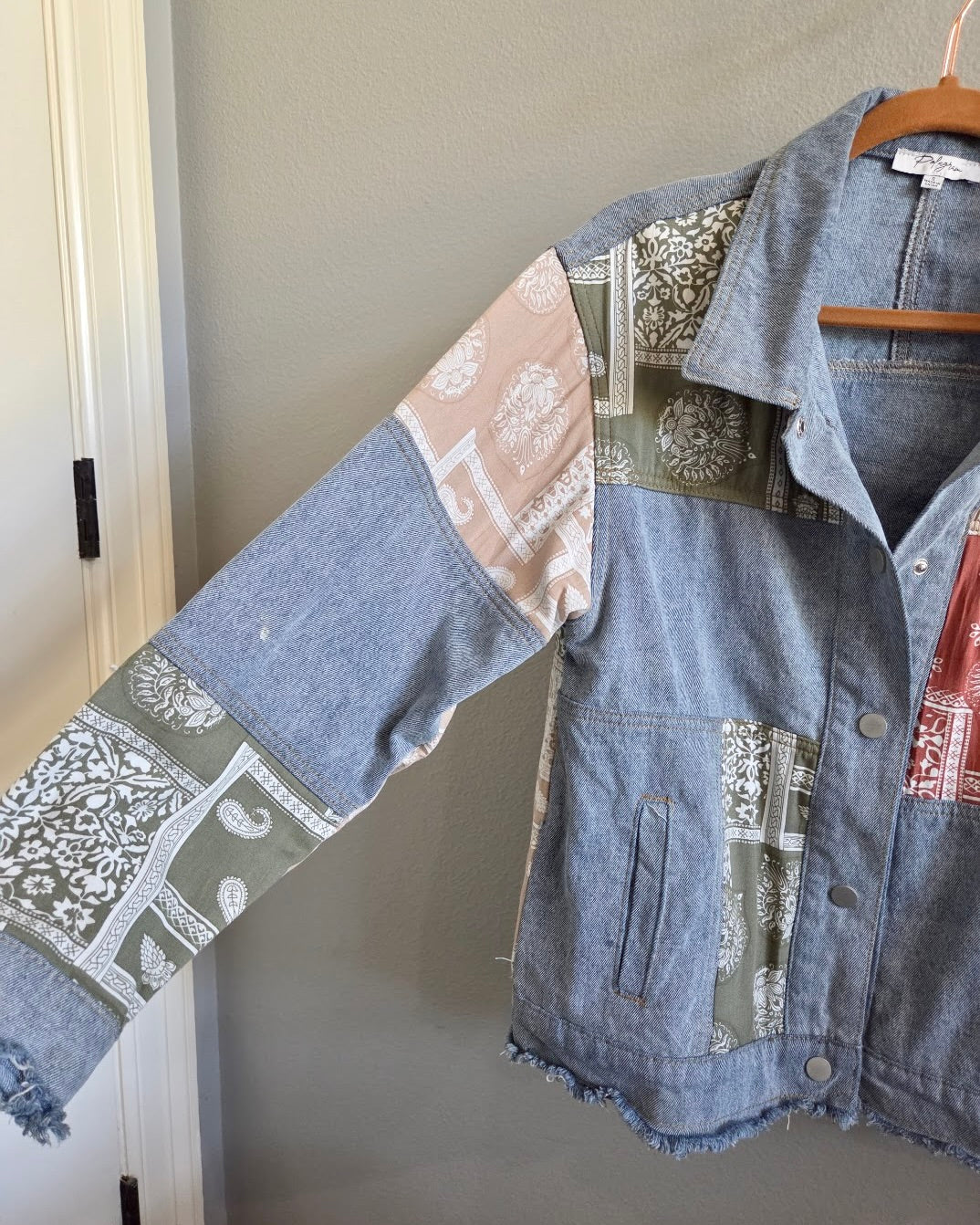 Bandana Denim Jacket