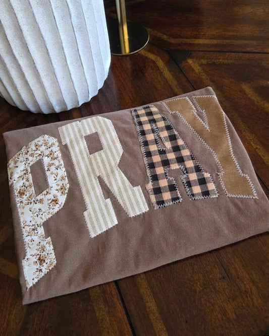 Pray Embroidered Graphic Tee