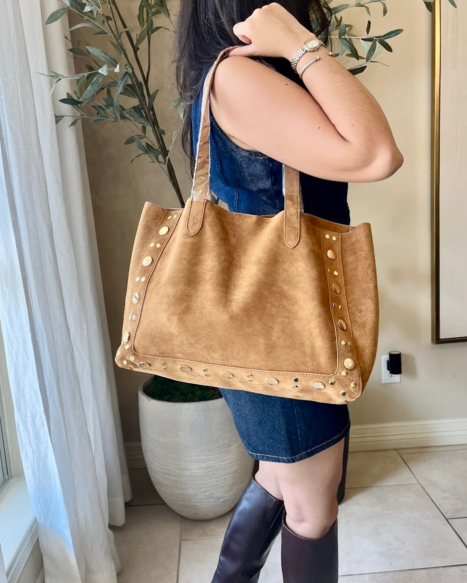 Sahara Suede Tote