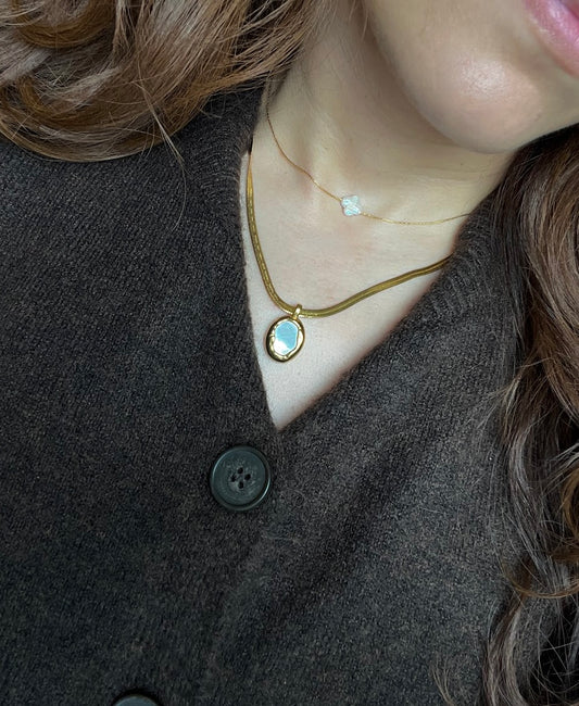 Isla Herringbone Necklace