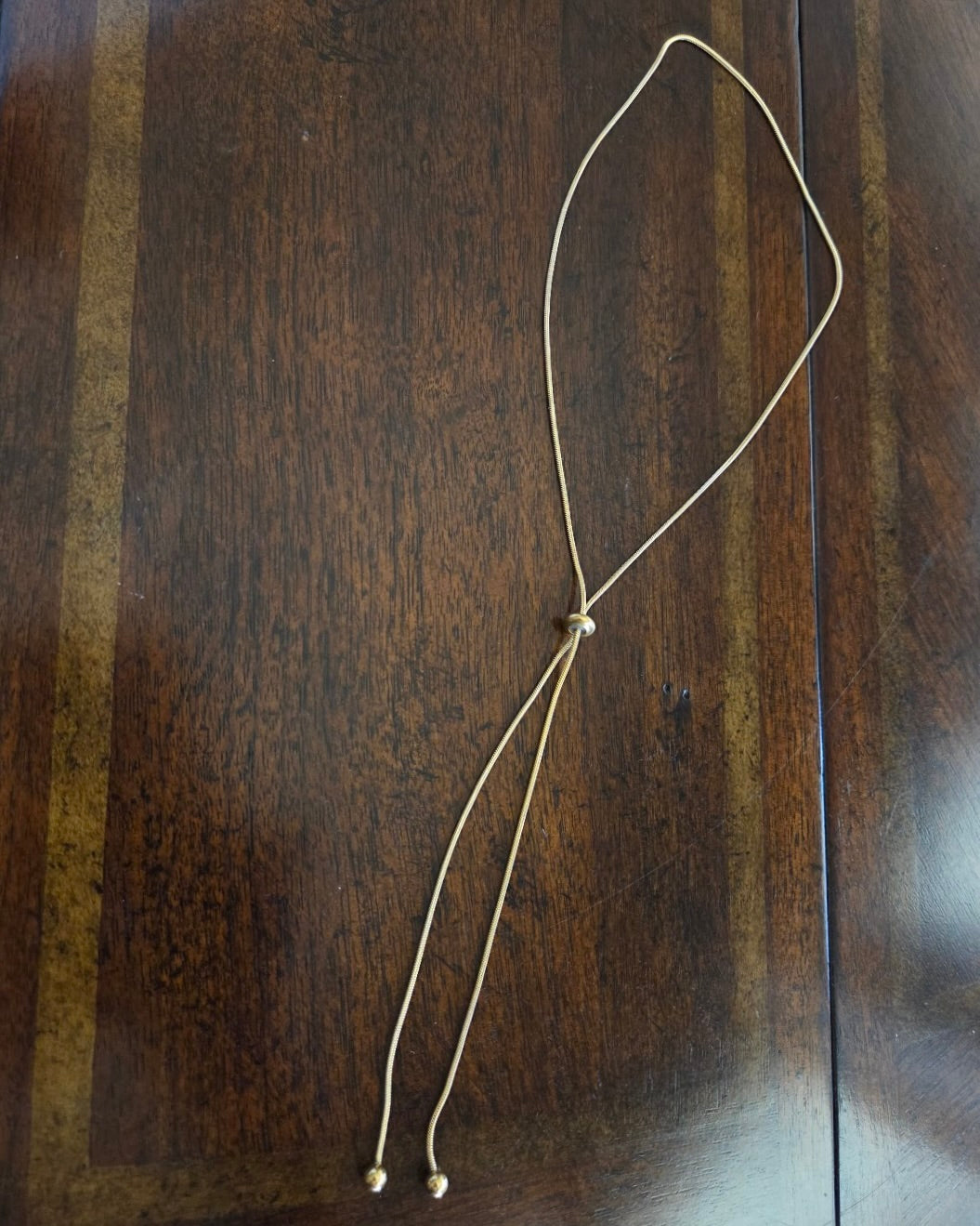 Amarya Snake Slider Gold Necklace