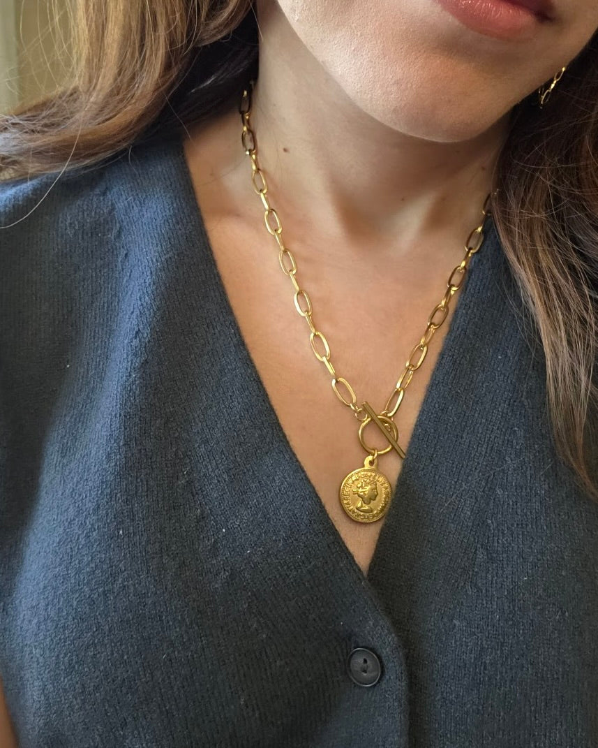 Ava Coin Necklace