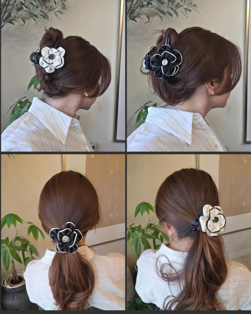 Timeless Rose Hair Clips