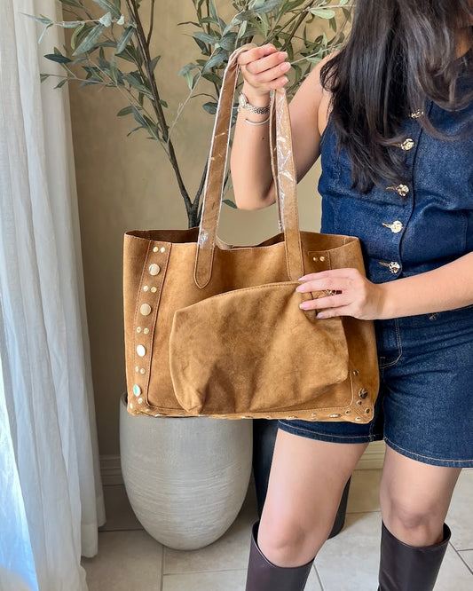 Sahara Suede Tote