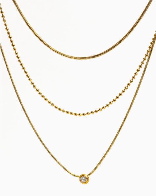 Capella 3 Layer Necklace