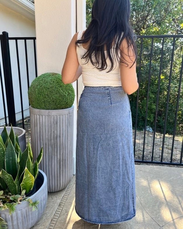 Texan Denim Skirt
