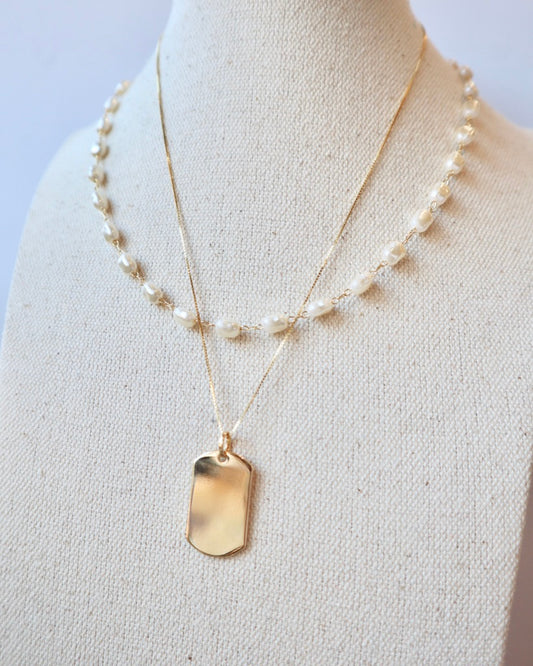 The Forever Dog Tag Necklace