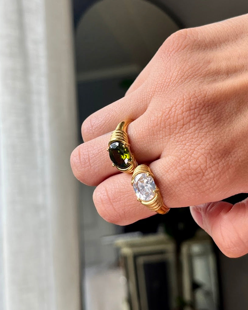 Cocktail Rhinestone Ring