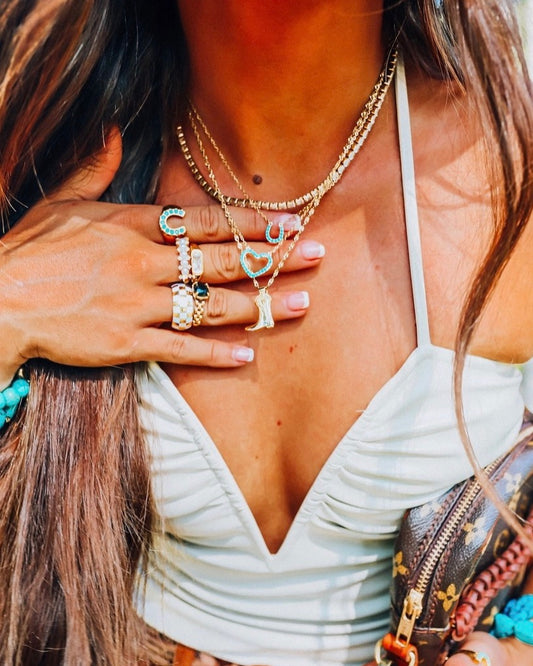 Turquoise Horseshoe Ring