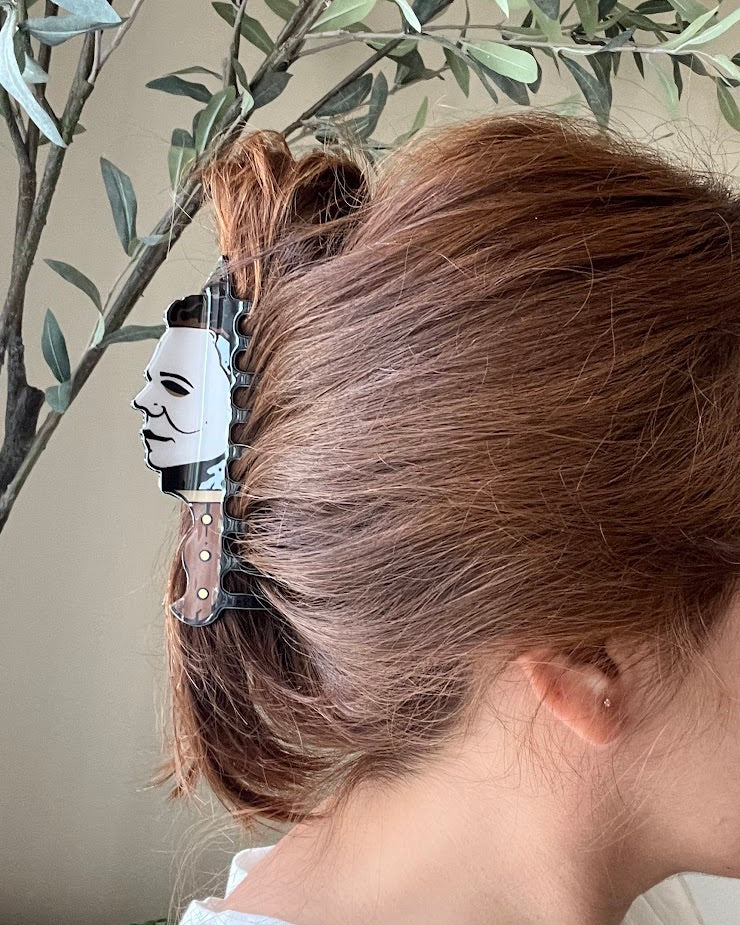 Movie Knife Hair Clip