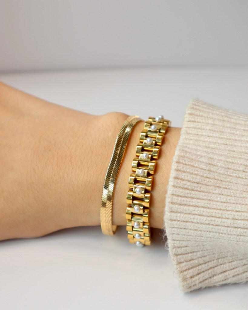 Pearl Watch band Bracelet