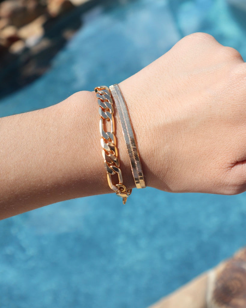 Our Signature Herringbone Snake Bracelet