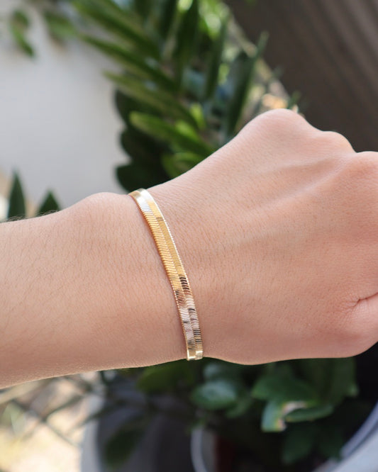 Our Signature Herringbone Snake Bracelet