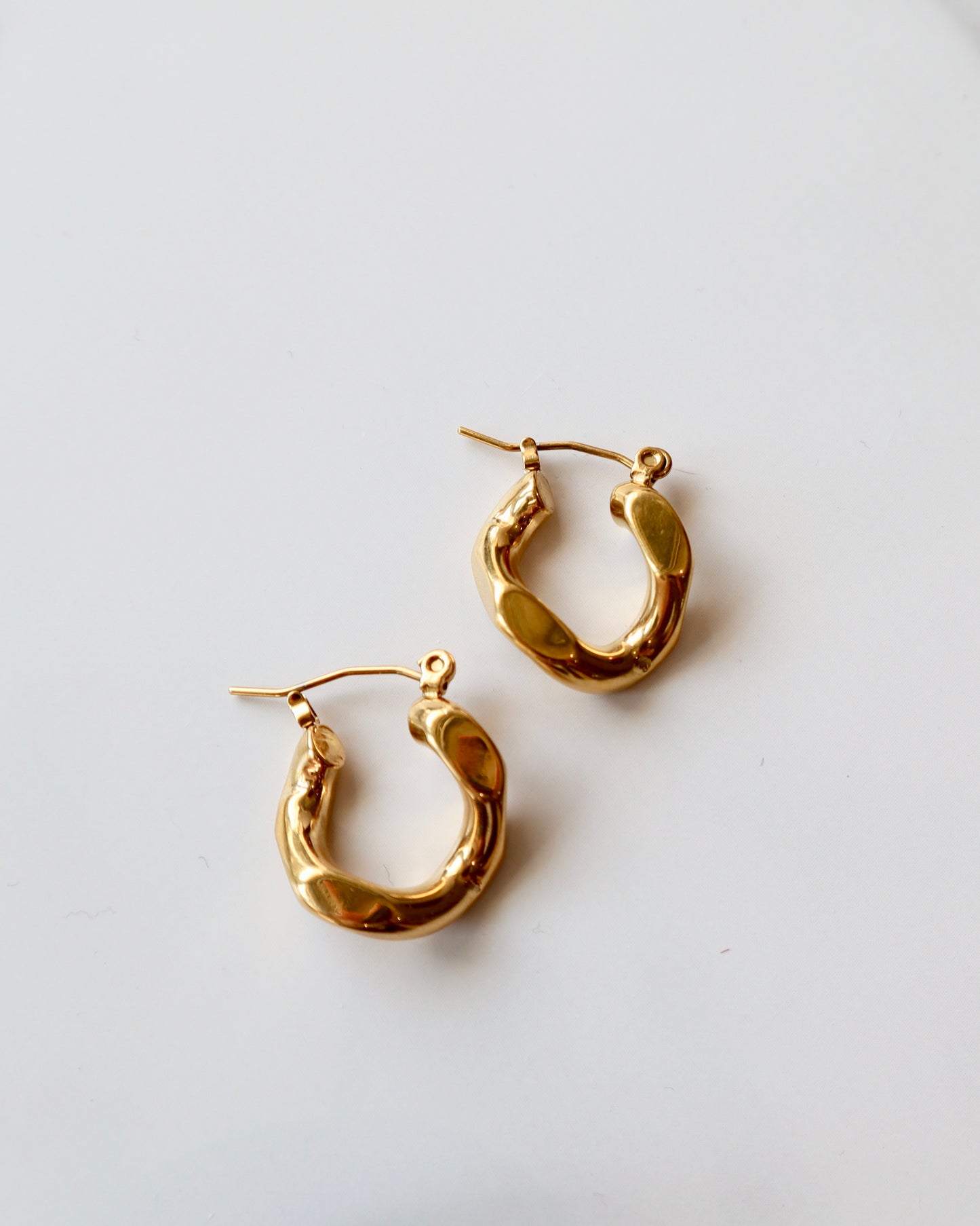 Two toned Chain Earrings