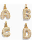 Bubble Letter Initial Necklace