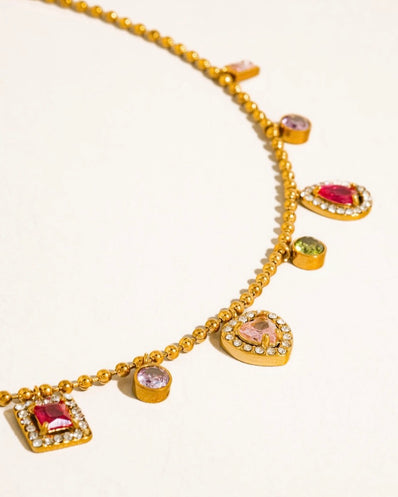 Rosalia Multi Colored Necklace