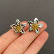 Lily Bloom Silver Earrings