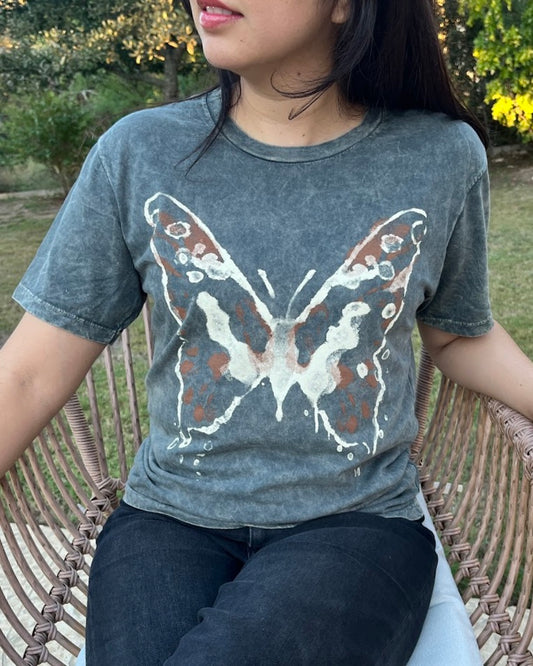 Butterfly Washed Graphic Tee