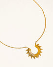 Sunburst CZ Necklace