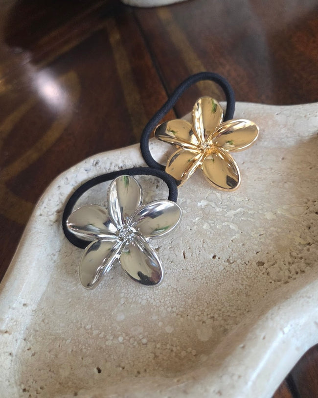 Flower Ponytail Ties