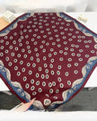 Retro Maroon Scarf