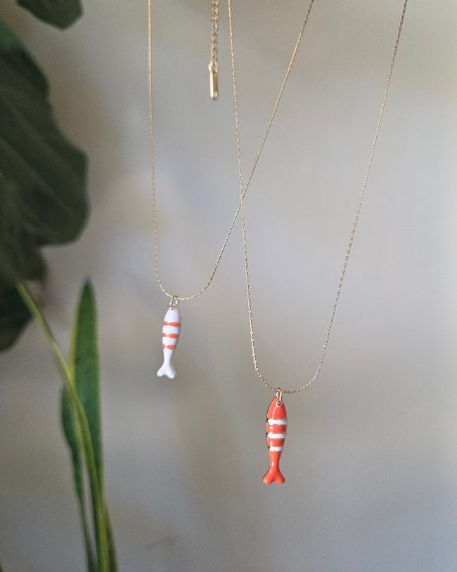 Gold Sardine Necklace