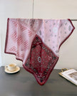 Color block Silk Scarf