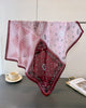 Color block Silk Scarf