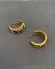 Geo Hoop Earrings