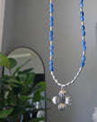 Silver Sea Holly Beaded Necklace