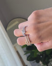 Aria Rhinestone Nail Ring