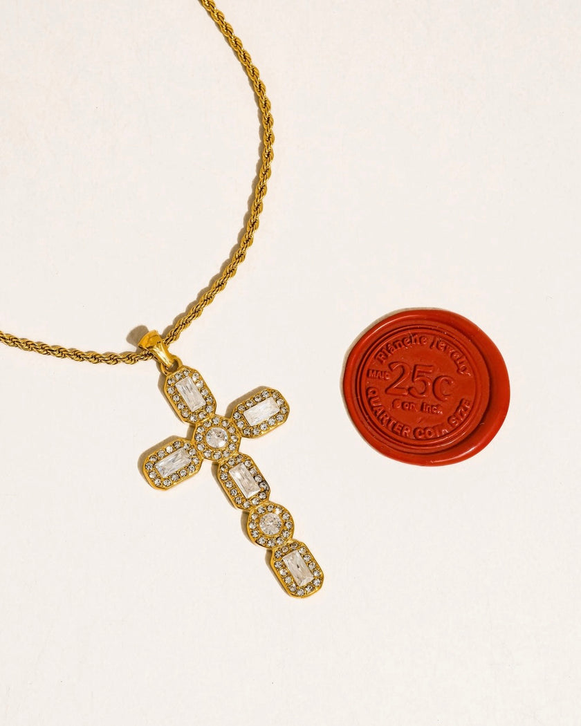 Large Cross Necklace