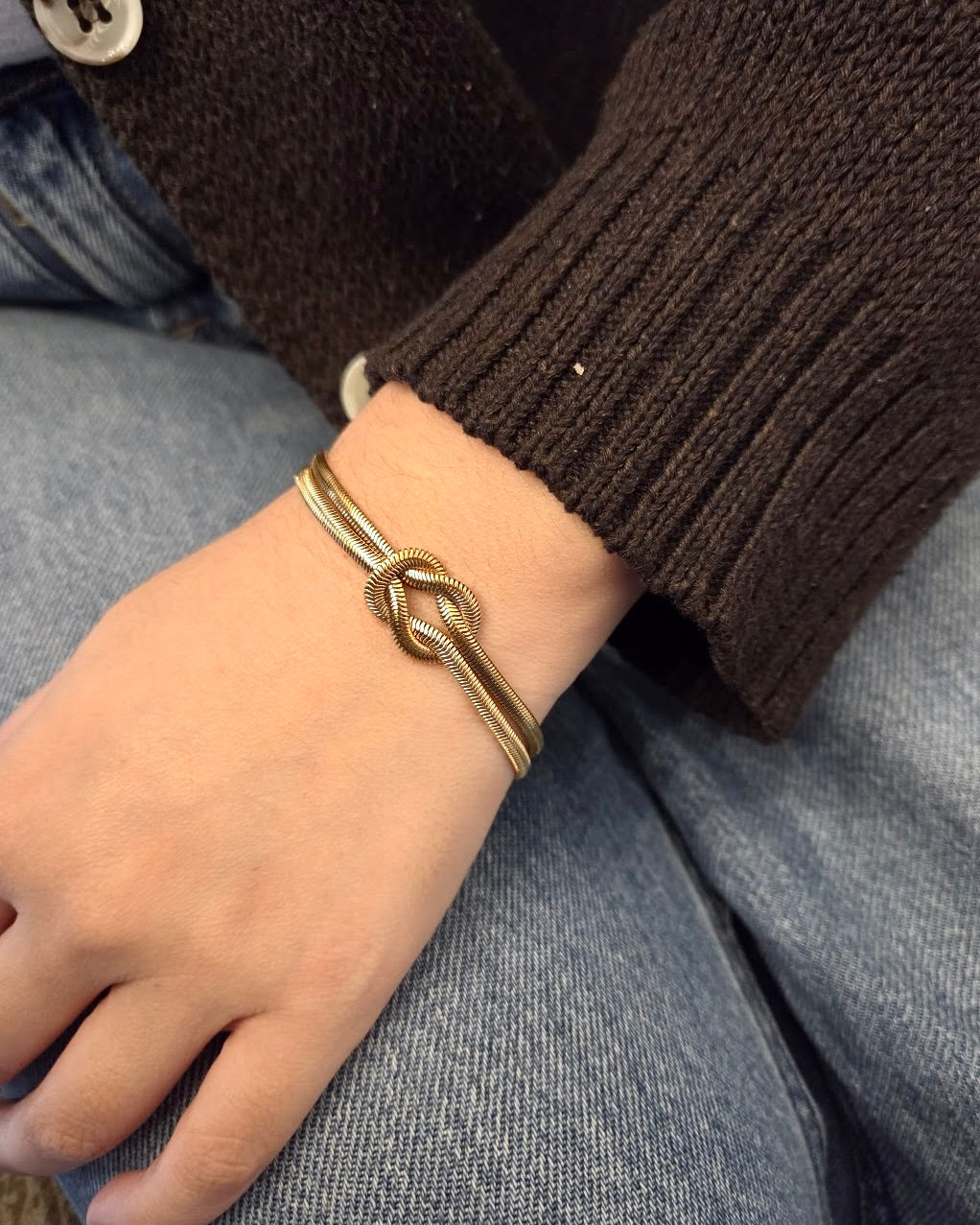Knot Herringbone Bracelet