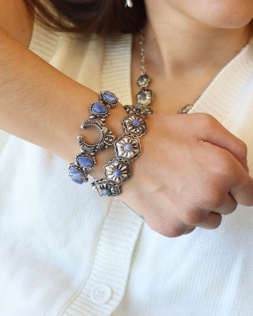 Denim Blue Stone Bracelet