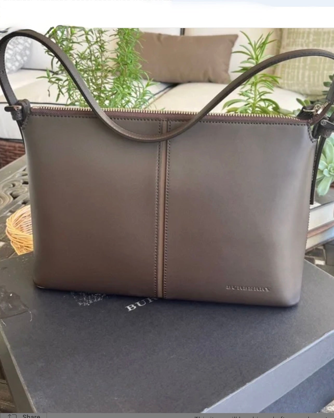 Burberry Brown Shoulder Handbag (STS CLOSET)