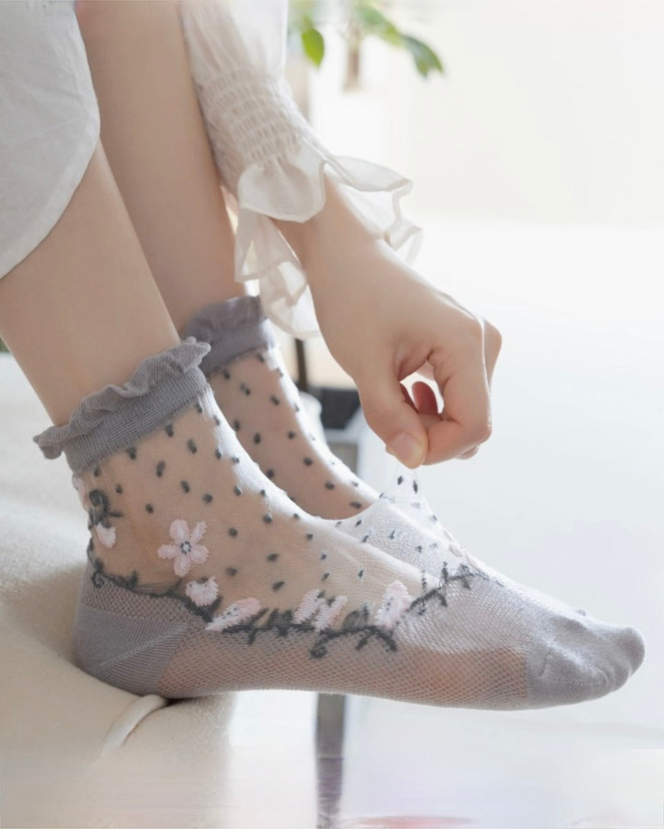 Sheer Spring Socks