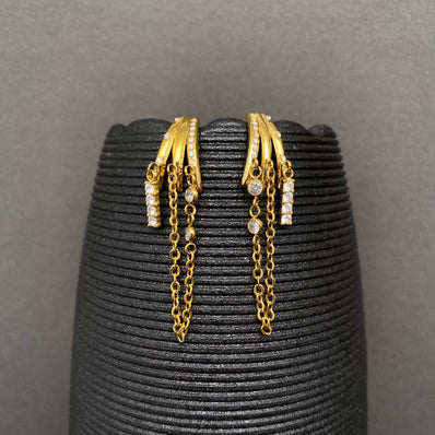 Dally Chain Fringe Earrings