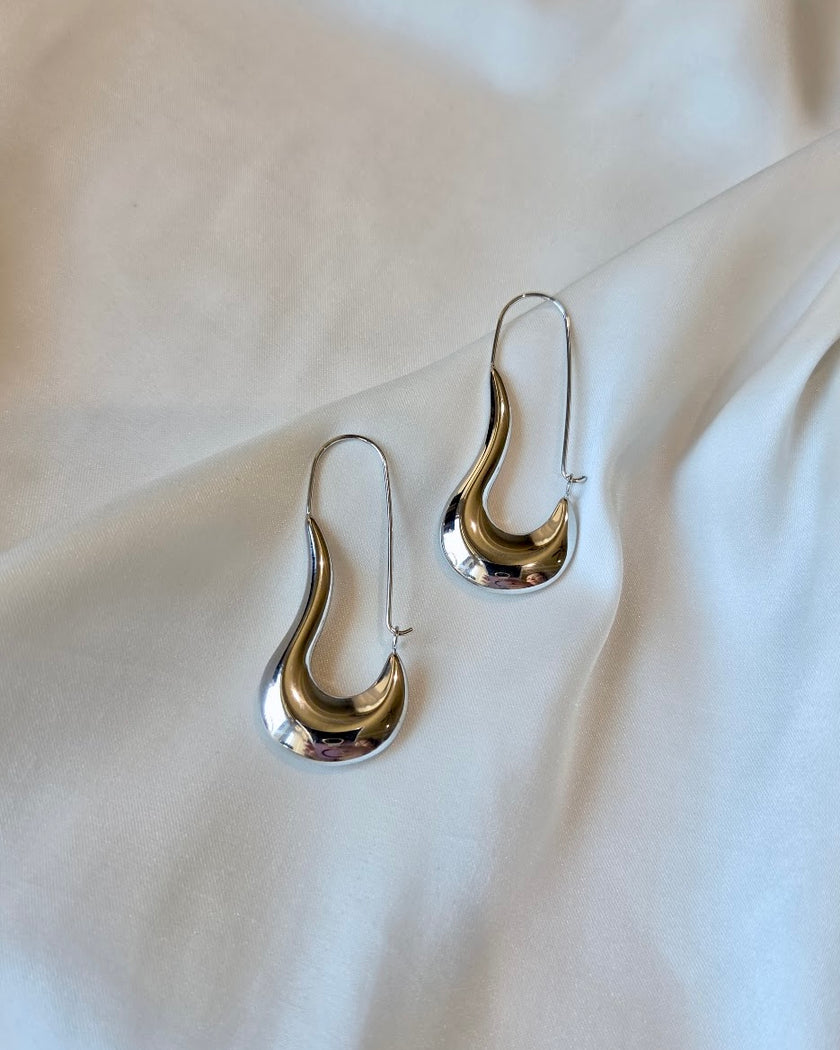 Upton Silver Drop Earrings