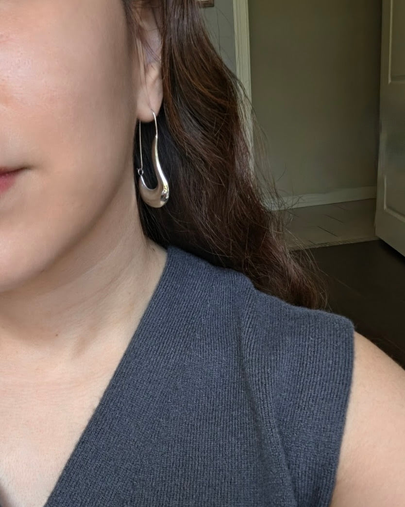 Upton Silver Drop Earrings