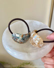 Marble Ponytail Hair Tie