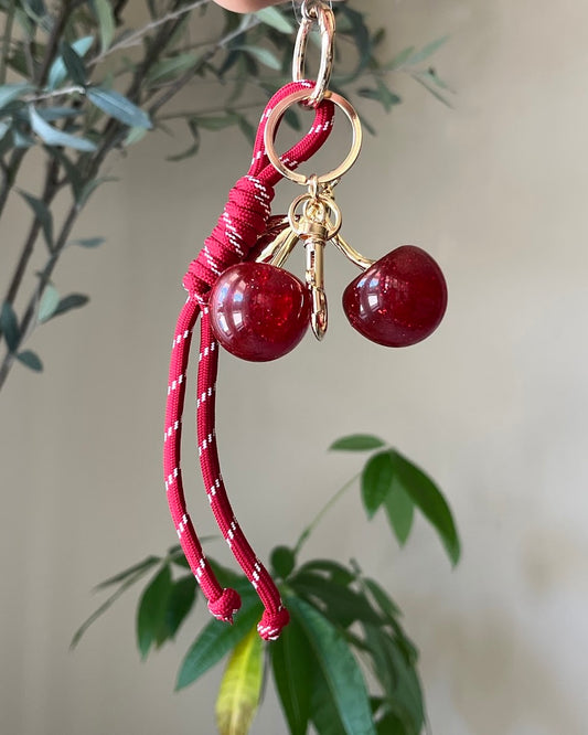 Cherry Bag Charm