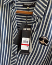 Karl Lagerfeld Paris Striped Button Up (STS CLOSET)