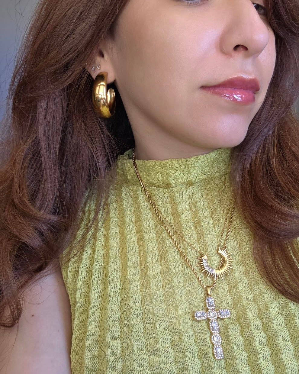 Noah Classic C Hoop Earrings