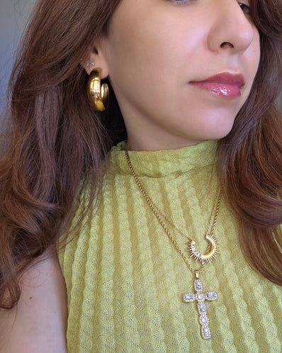 Noah Classic C Hoop Earrings