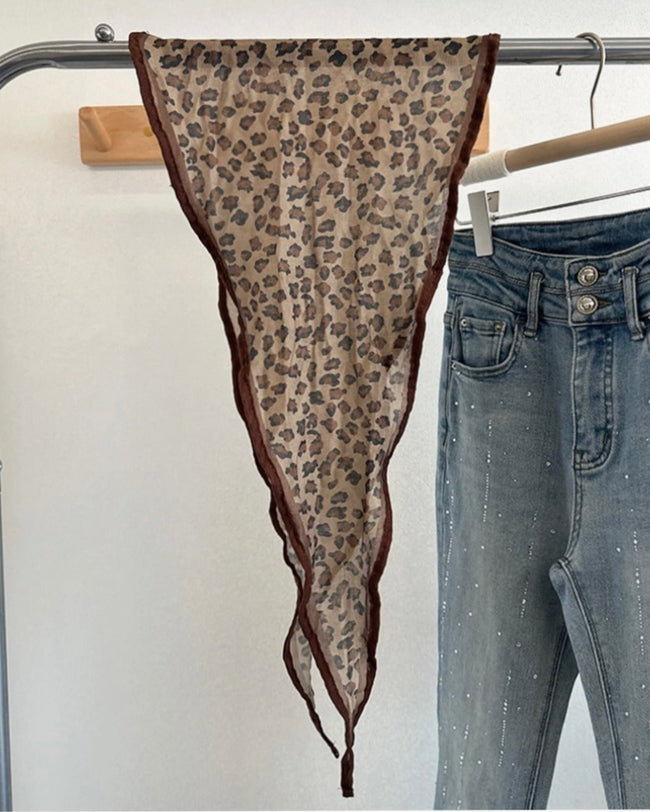 Leopard Diamond Shape Scarf