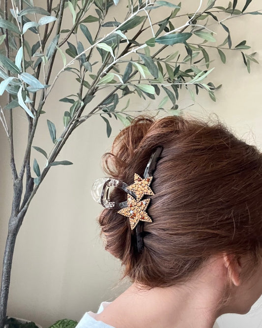 Double Star Hair Clip